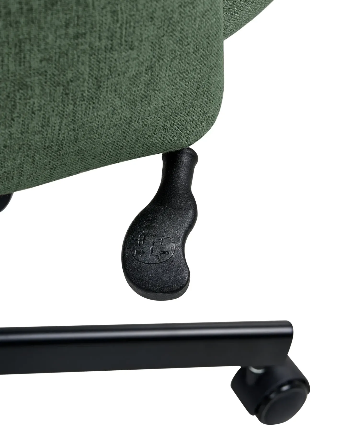 Sedia da ufficio CAROGA Tessuto Verde scuro