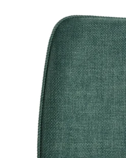 Sedia da ufficio CASTILE Lino sintetico Verde scuro