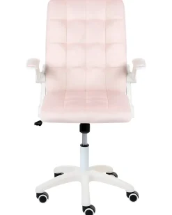 Sedia da ufficio DANDY Velluto Rosa pastello