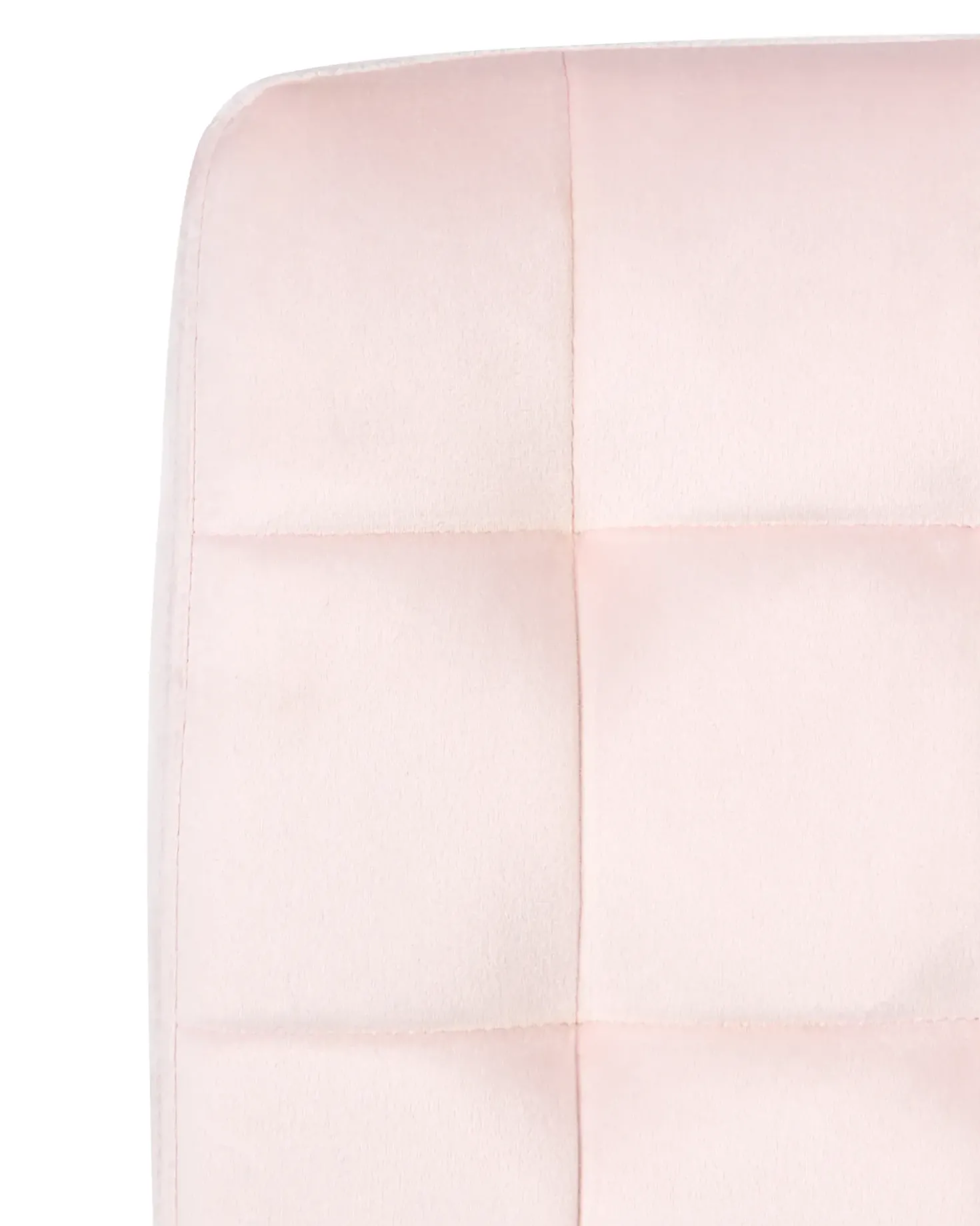 Sedia da ufficio DANDY Velluto Rosa pastello