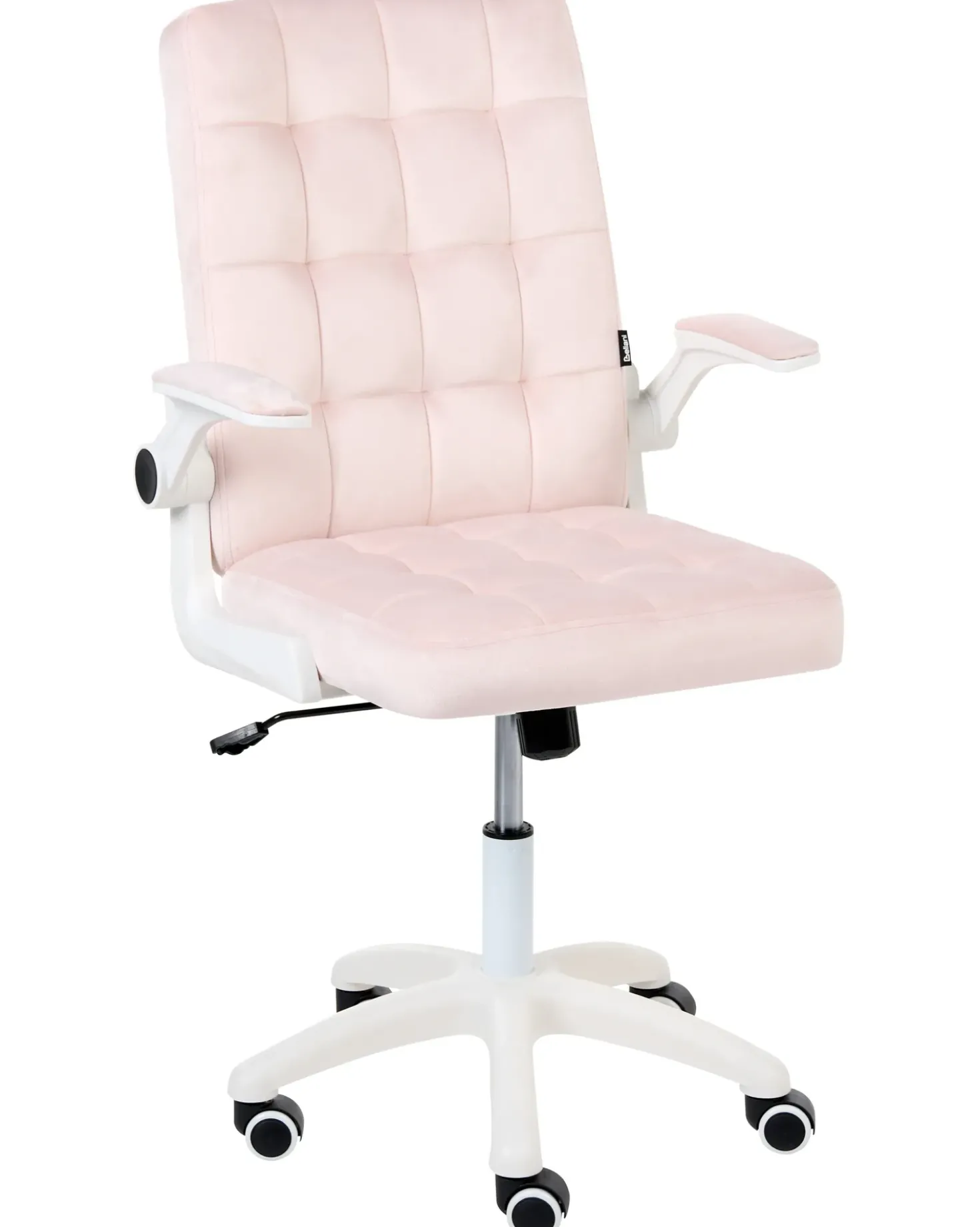 Sedia da ufficio DANDY Velluto Rosa pastello