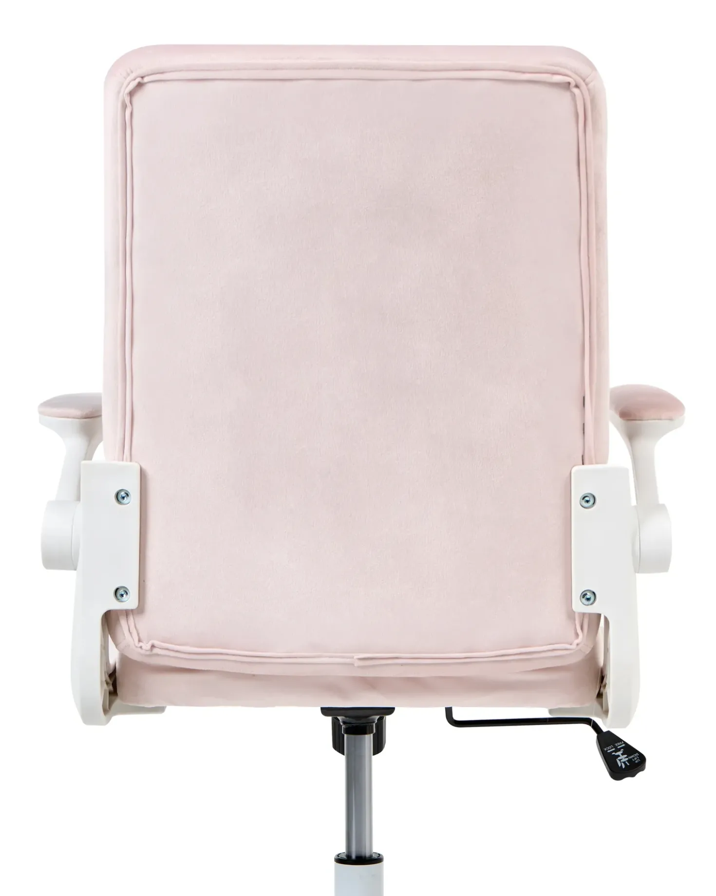 Sedia da ufficio DANDY Velluto Rosa pastello