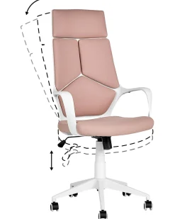 Sedia da ufficio DELIGHT Rosa pesca