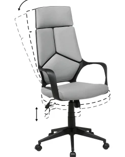 Sedia da ufficio DELIGHT Grigio