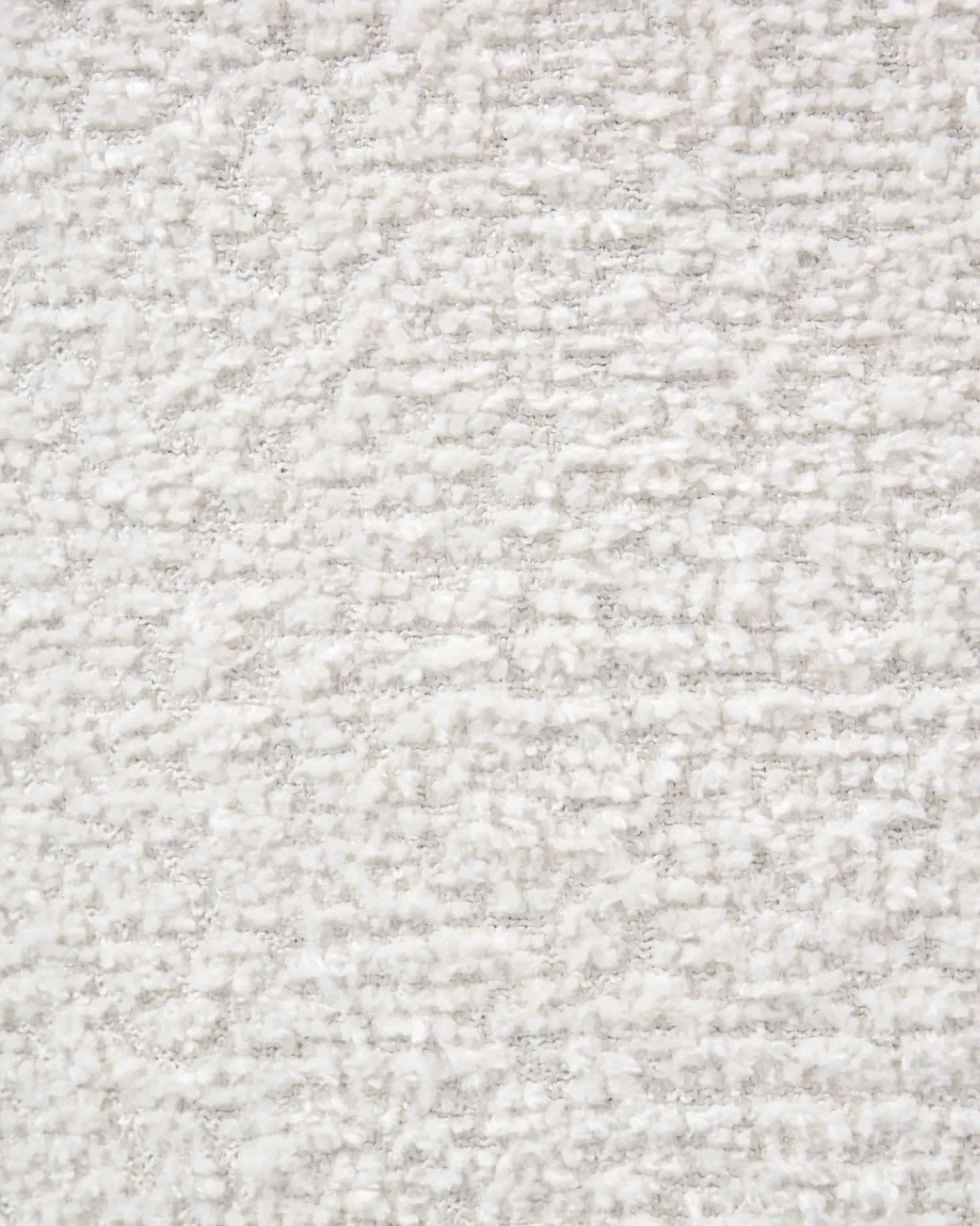 Sedia da ufficio DRYDEN Bouclé Bianco sporco