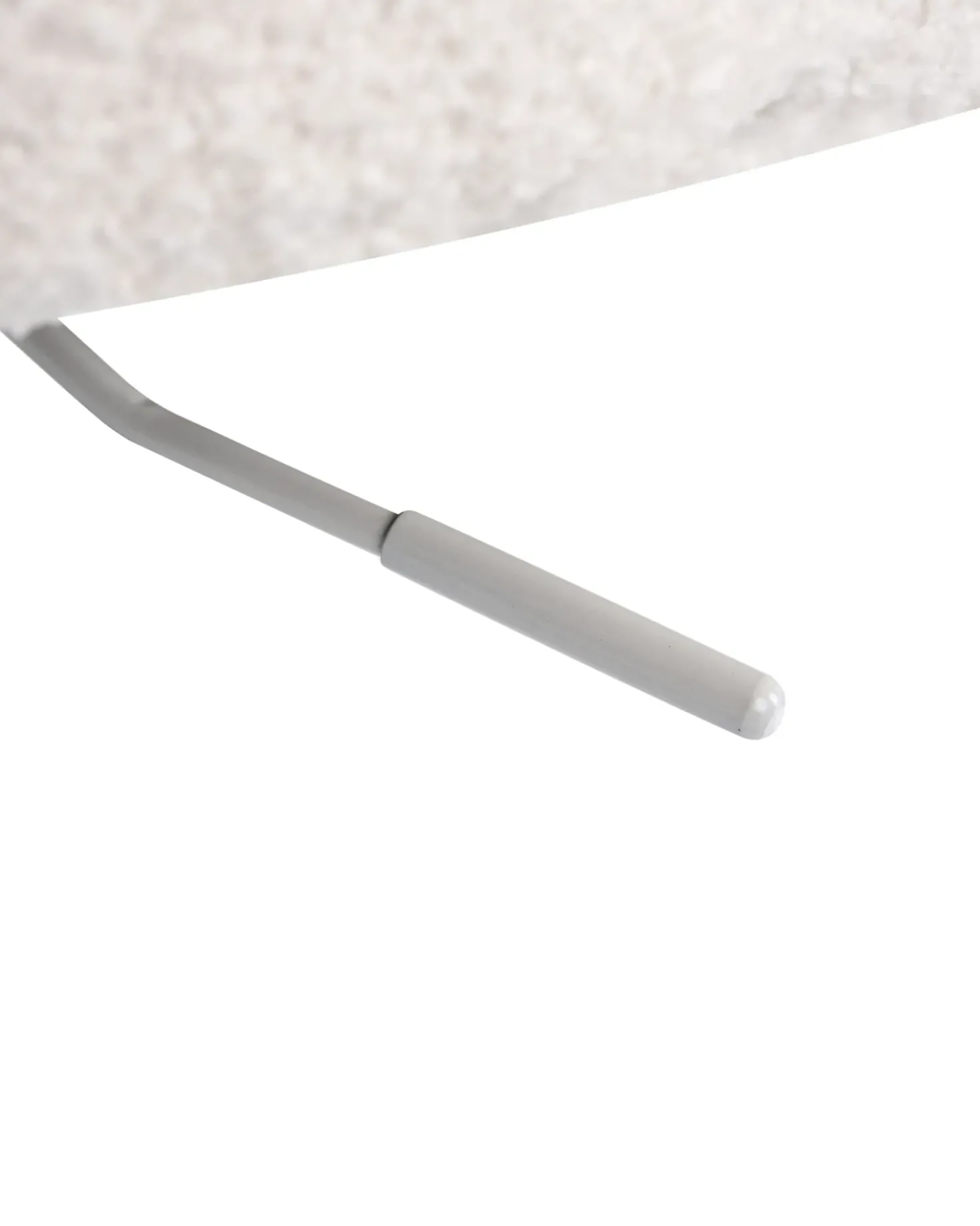 Sedia da ufficio DRYDEN Bouclé Bianco sporco
