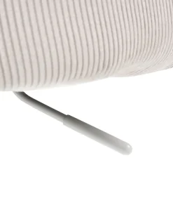 Sedia da ufficio DRYDEN Velluto a coste Beige chiaro