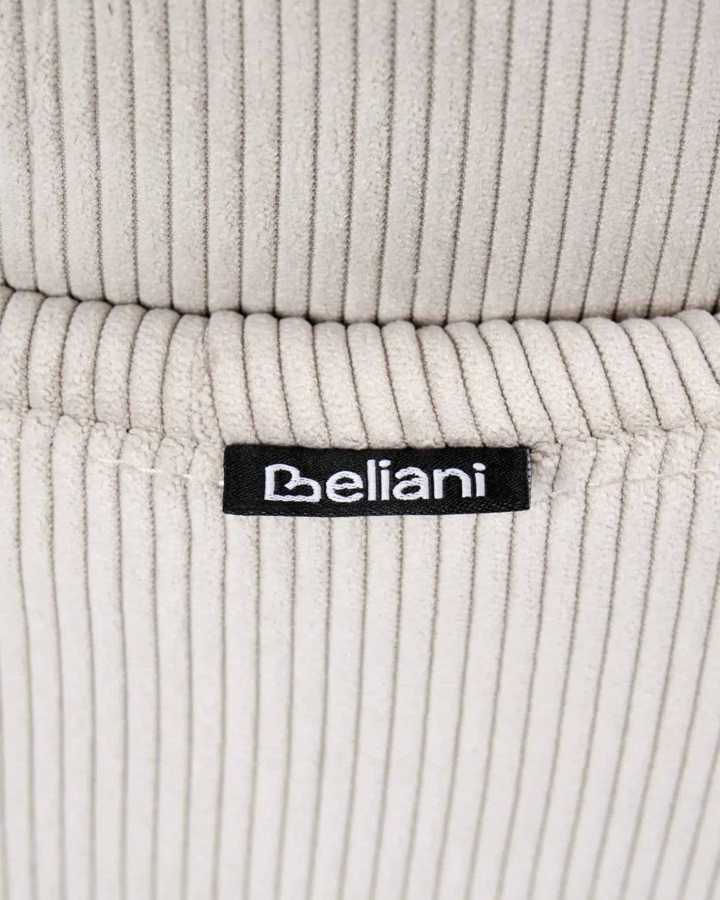 Sedia da ufficio DRYDEN Velluto a coste Beige chiaro