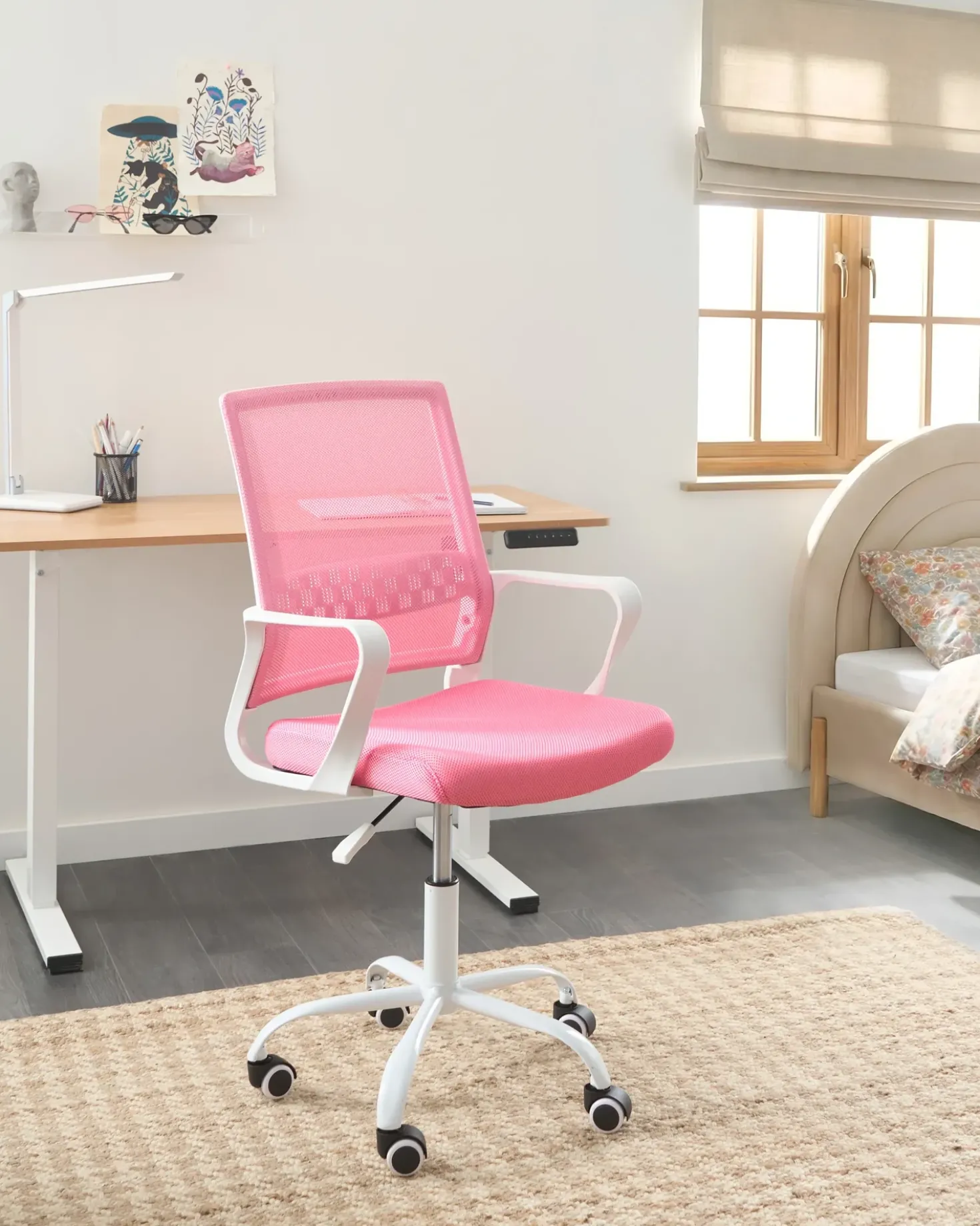 Sedia da ufficio EASE Rosa