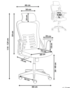 Sedia da ufficio ERGONOX Grigio