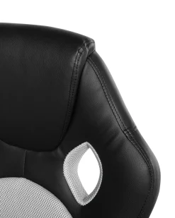 Sedia da ufficio FIGHTER Pelle sintetica Grigio chiaro