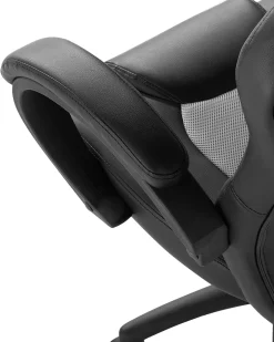 Sedia da ufficio FIGHTER Pelle sintetica Grigio chiaro