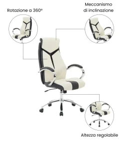 Sedia da ufficio FORMULA Beige