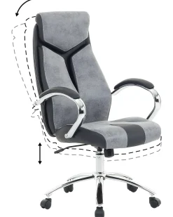 Sedia da ufficio FORMULA Pelle sintetica Grigio