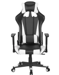 Sedia da ufficio GAMER Pelle sintetica Bianco