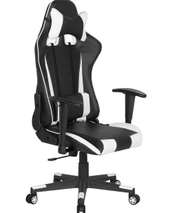 Sedia da ufficio GAMER Pelle sintetica Bianco