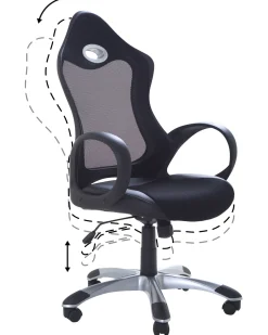 Sedia da ufficio iCHAIR Nero/Bianco