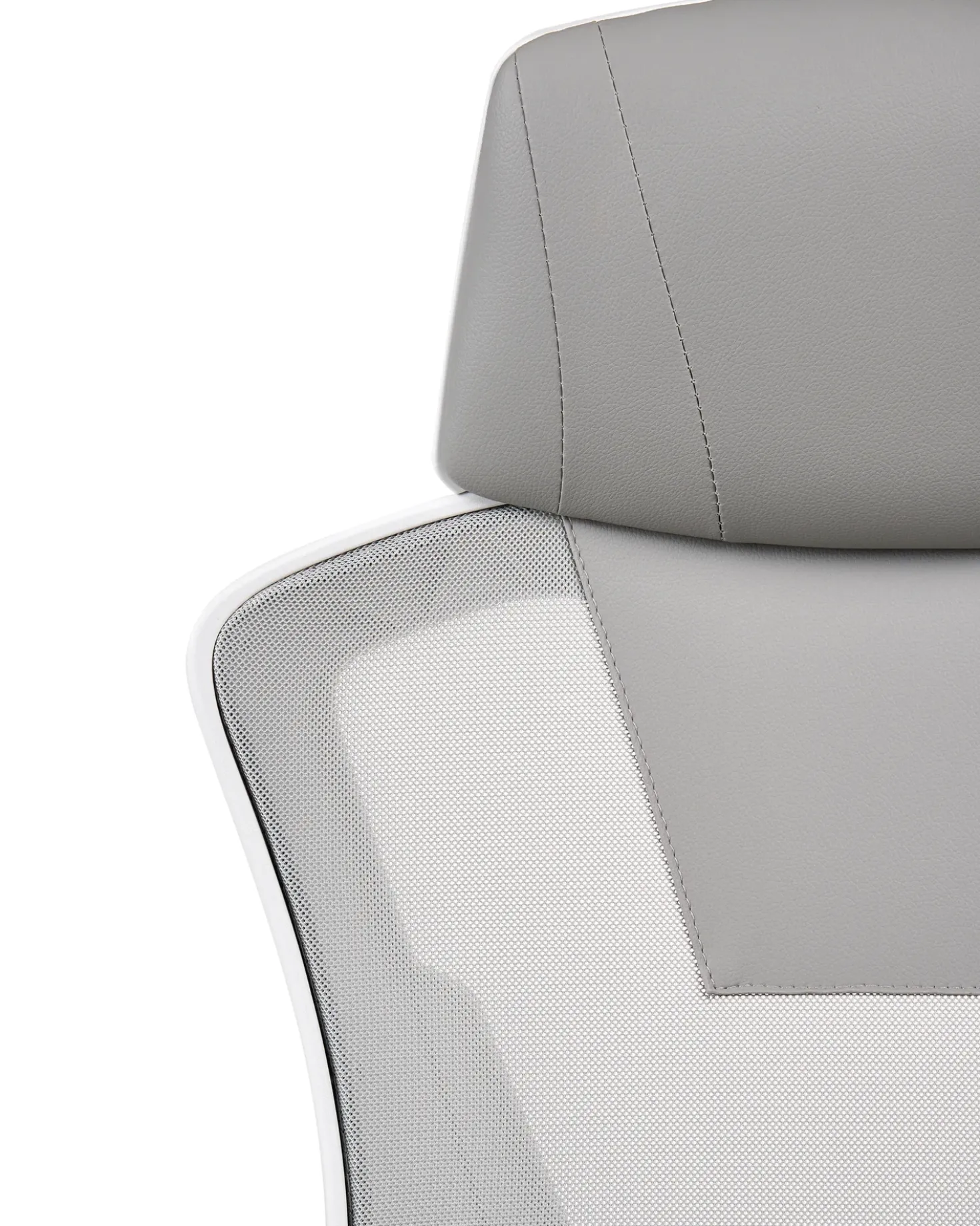 Sedia da ufficio IGNIS Pelle sintetica Grigio chiaro