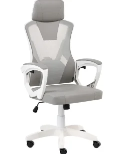 Sedia da ufficio IGNIS Pelle sintetica Grigio chiaro