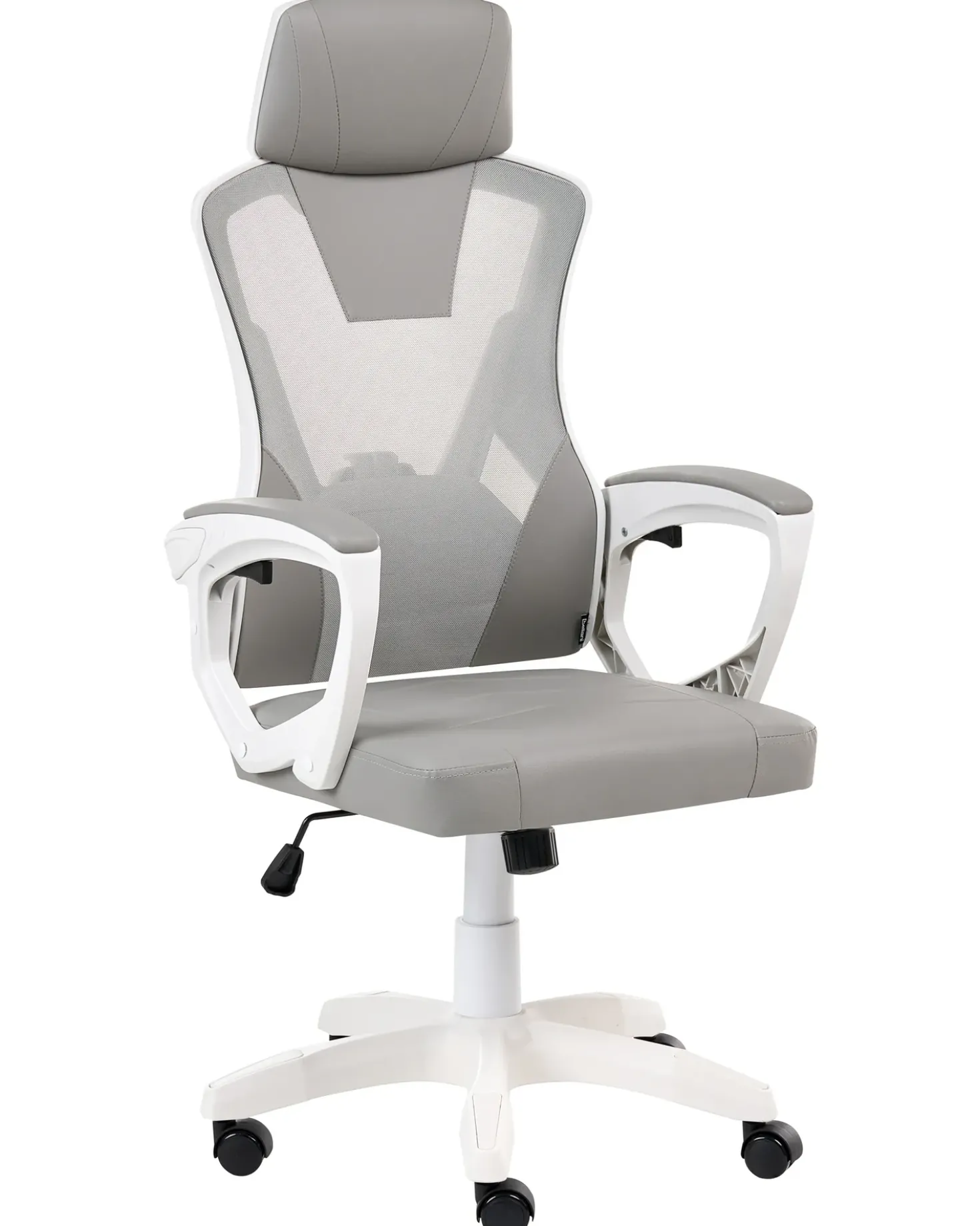 Sedia da ufficio IGNIS Pelle sintetica Grigio chiaro