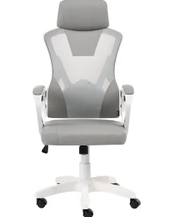 Sedia da ufficio IGNIS Pelle sintetica Grigio chiaro