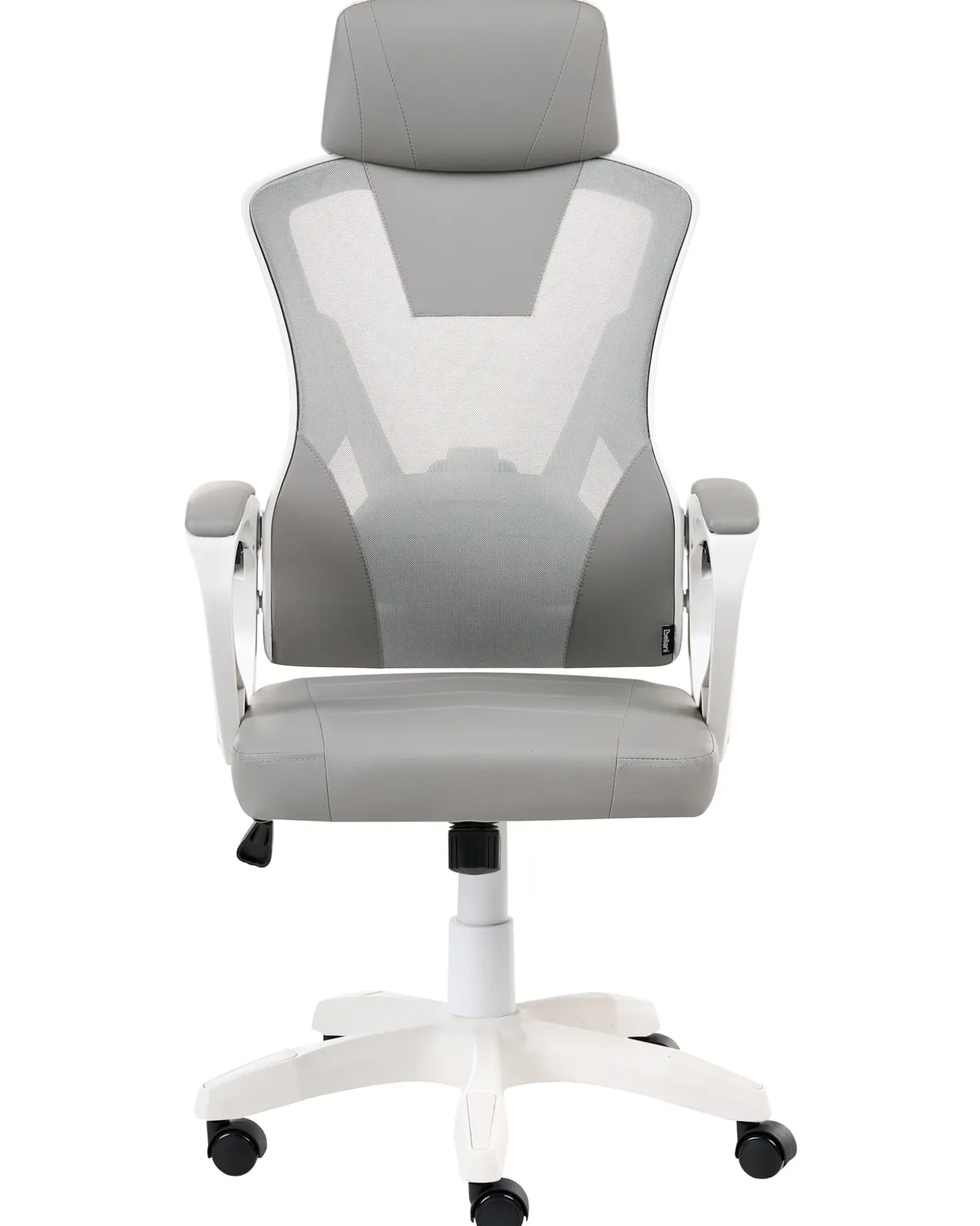 Sedia da ufficio IGNIS Pelle sintetica Grigio chiaro