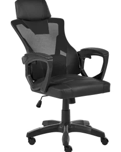 Sedia da ufficio IGNIS Pelle sintetica Nero