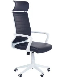 Sedia da ufficio LEADER Pelle sintetica Nero