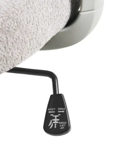 Sedia da ufficio LEXOR Tessuto Grigio chiaro