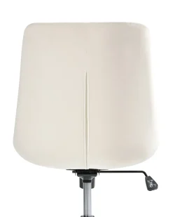 Sedia da ufficio MELROSE Velluto Bianco sporco