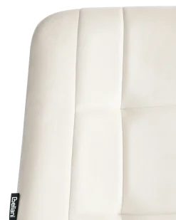 Sedia da ufficio MELROSE Velluto Bianco sporco