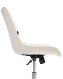 Sedia da ufficio MELROSE Velluto Bianco sporco