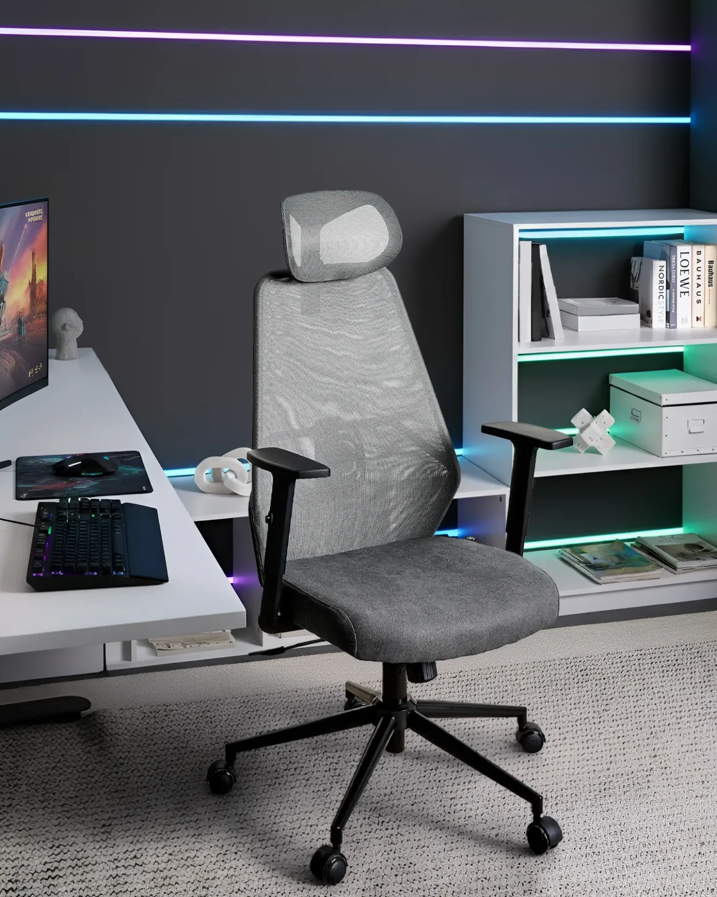 Sedia da ufficio ORYN Grigio scuro
