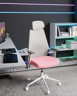 Sedia da ufficio ORYN Rosa