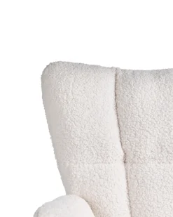 Sedia da ufficio OULU Bouclé Bianco