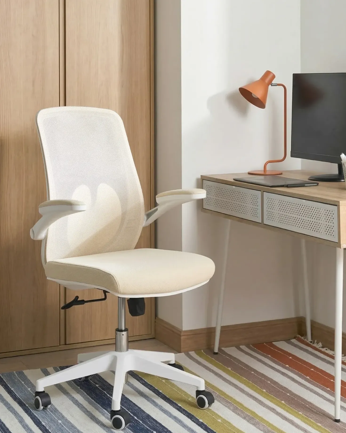 Sedia da ufficio OVERLORD Beige