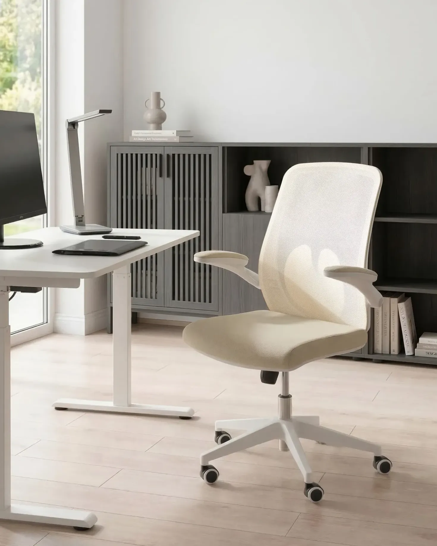 Sedia da ufficio OVERLORD Beige