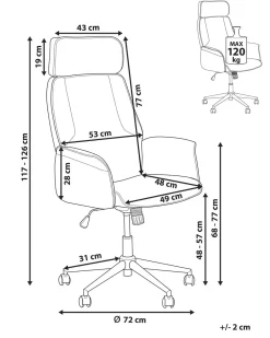 Sedia da ufficio PILOT Beige
