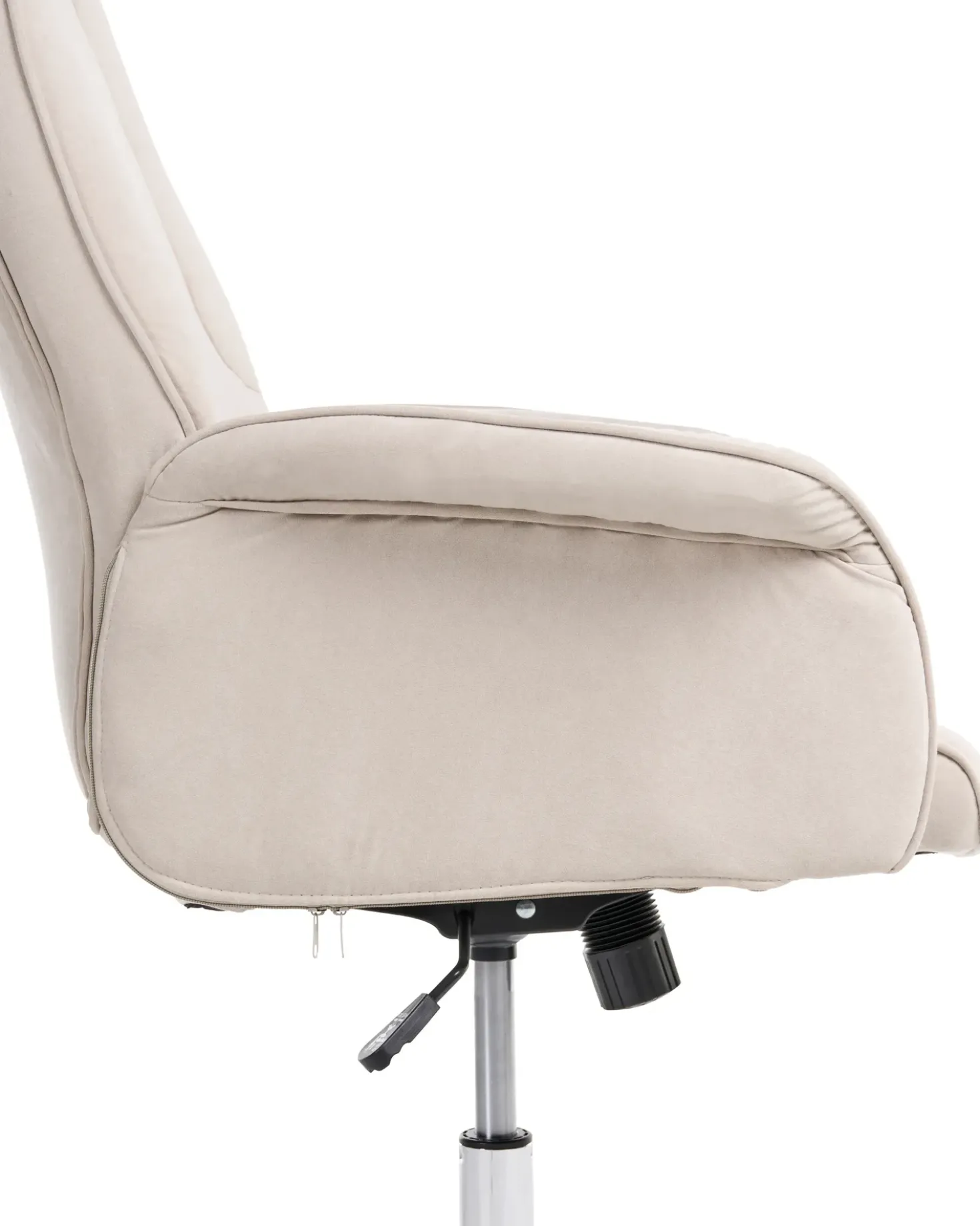 Sedia da ufficio PILOT Velluto Beige chiaro