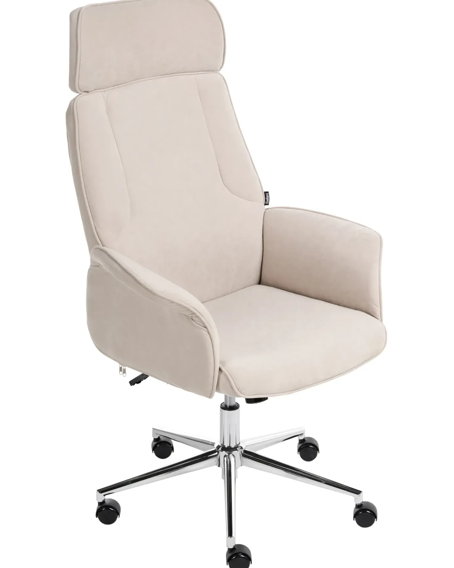 Sedia da ufficio PILOT Velluto Beige chiaro