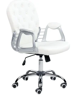 Sedia da ufficio PRINCESS Pelle sintetica Bianco