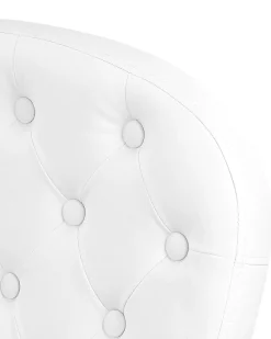 Sedia da ufficio PRINCESS Pelle sintetica Bianco