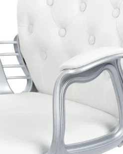 Sedia da ufficio PRINCESS Pelle sintetica Bianco