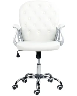 Sedia da ufficio PRINCESS Pelle sintetica Bianco