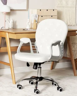 Sedia da ufficio PRINCESS Pelle sintetica Bianco