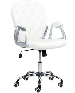 Sedia da ufficio PRINCESS Pelle sintetica Bianco