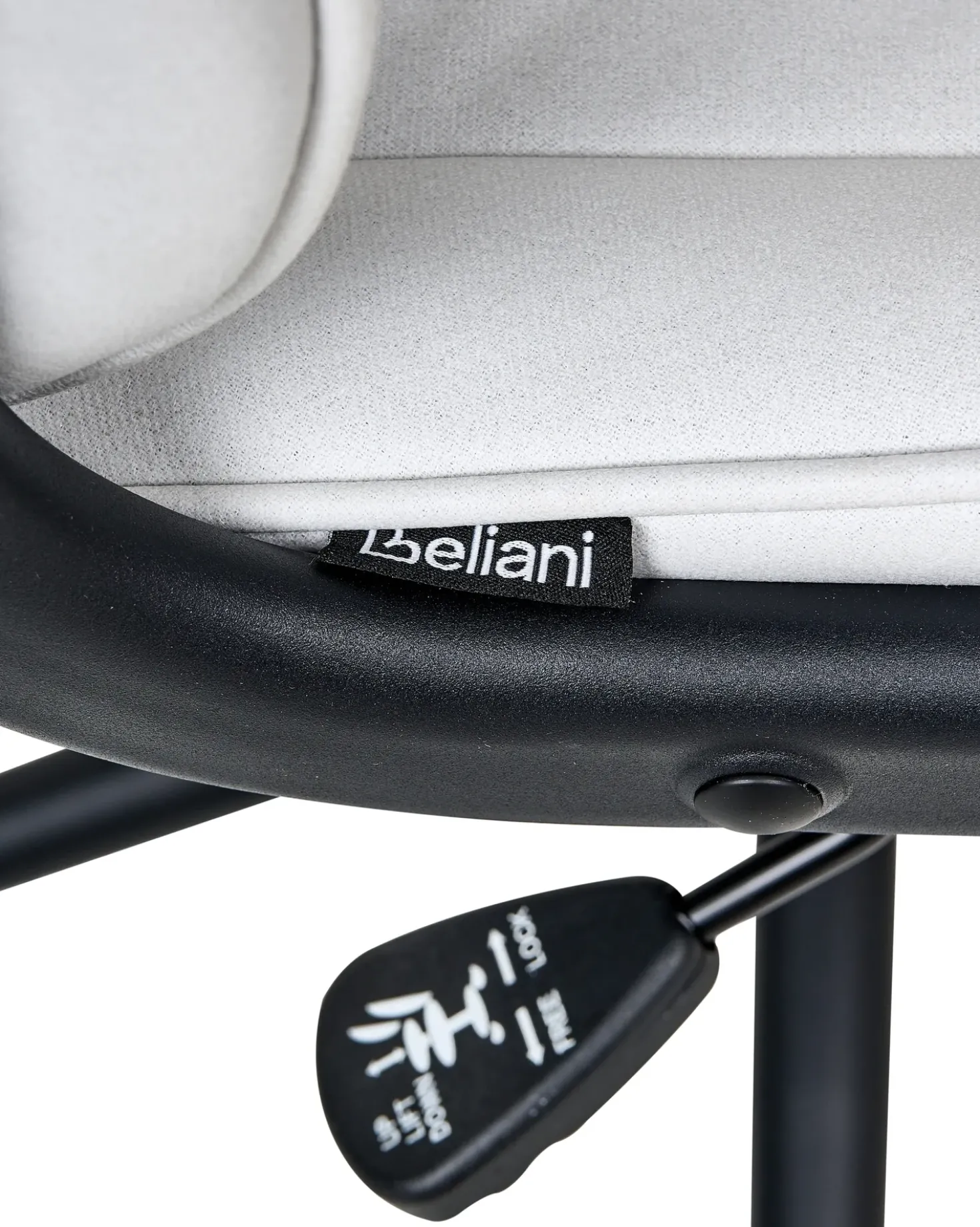 Sedia da ufficio REBEL Tessuto Bianco sporco