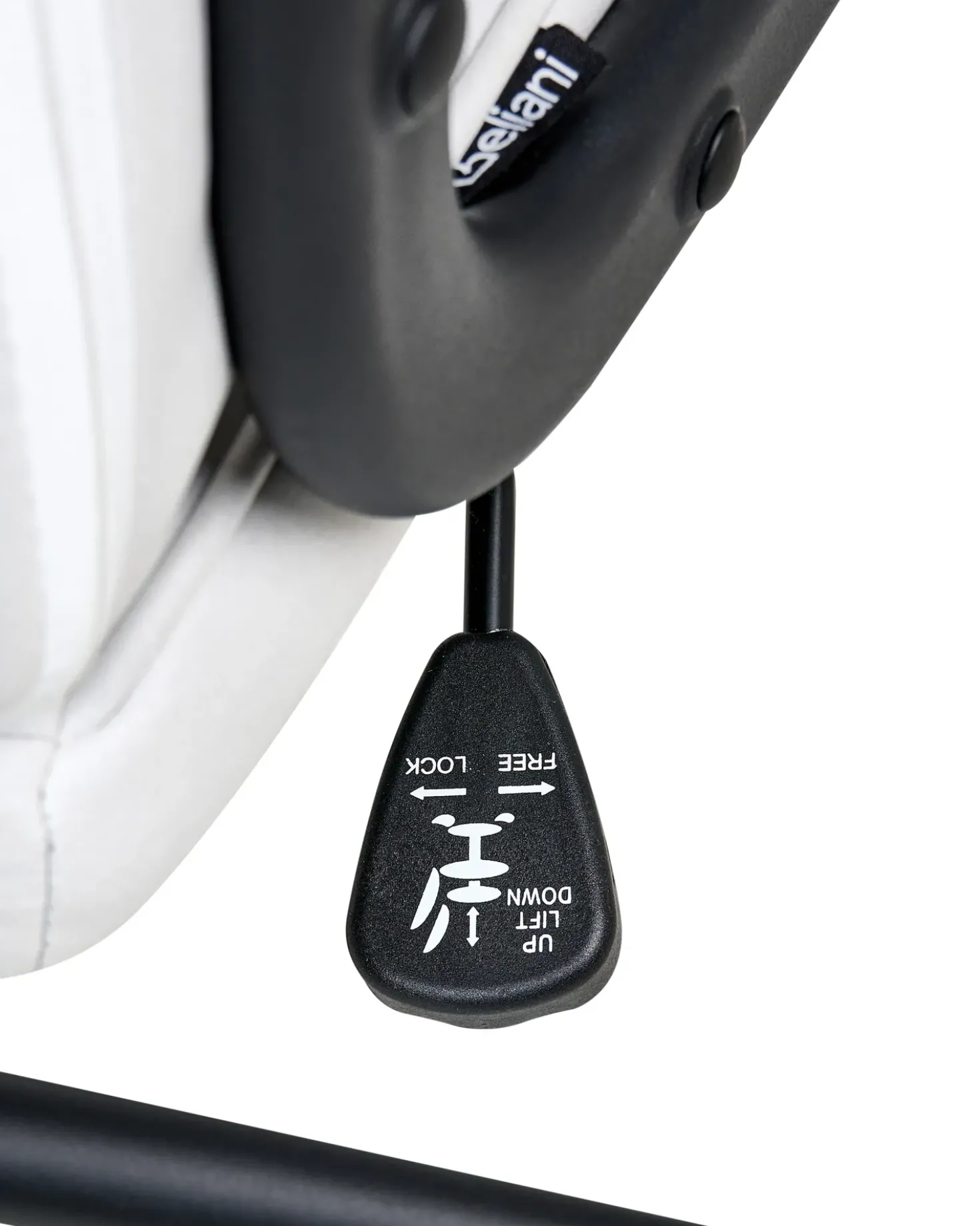 Sedia da ufficio REBEL Tessuto Bianco sporco