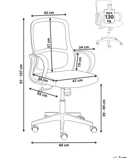 Sedia da ufficio SENTA Grigio
