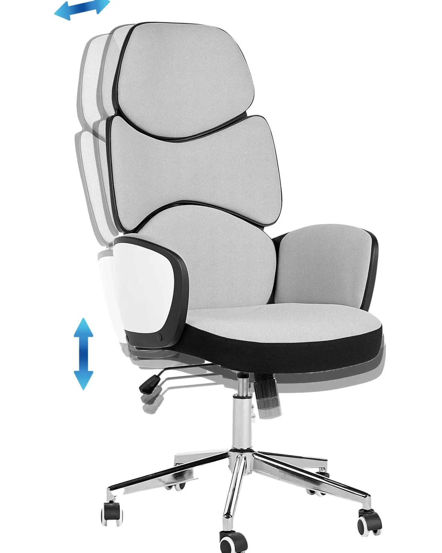 Sedia da ufficio SPLENDID Grigio chiaro